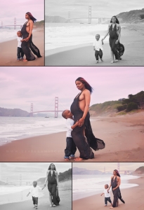 Baker Beach Nude Maternity Session